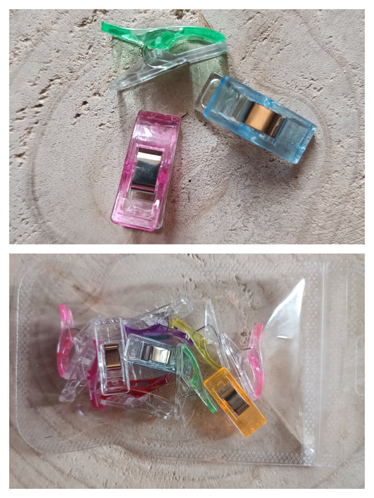 Stoffen klemmetjes 10stuks