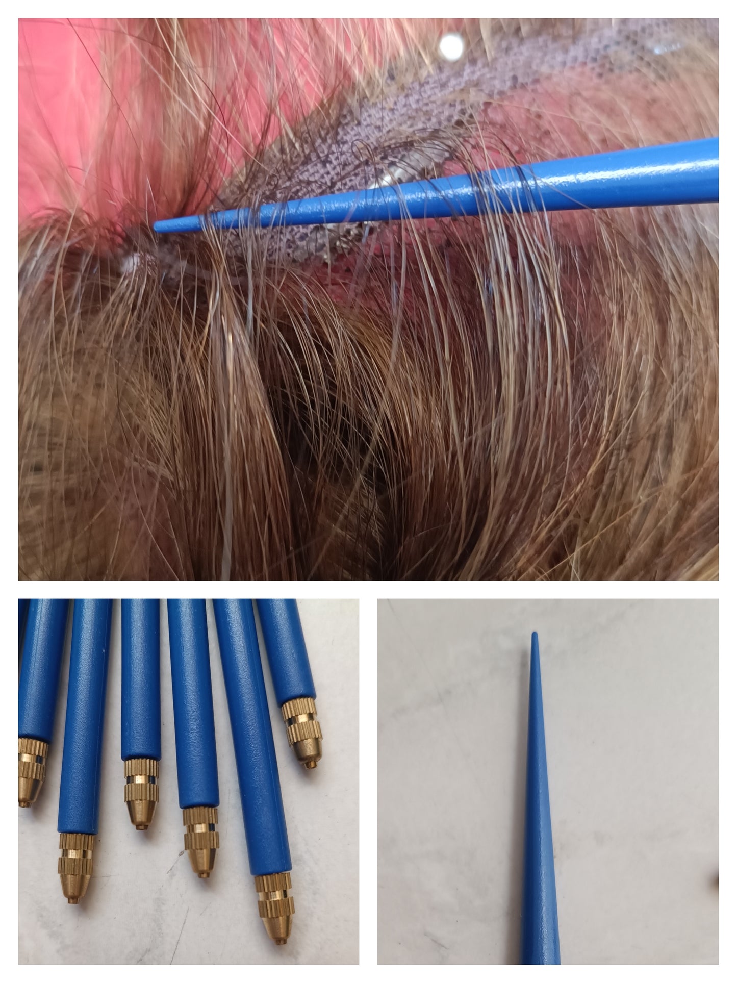 Knoopnaaldhouder Blauw