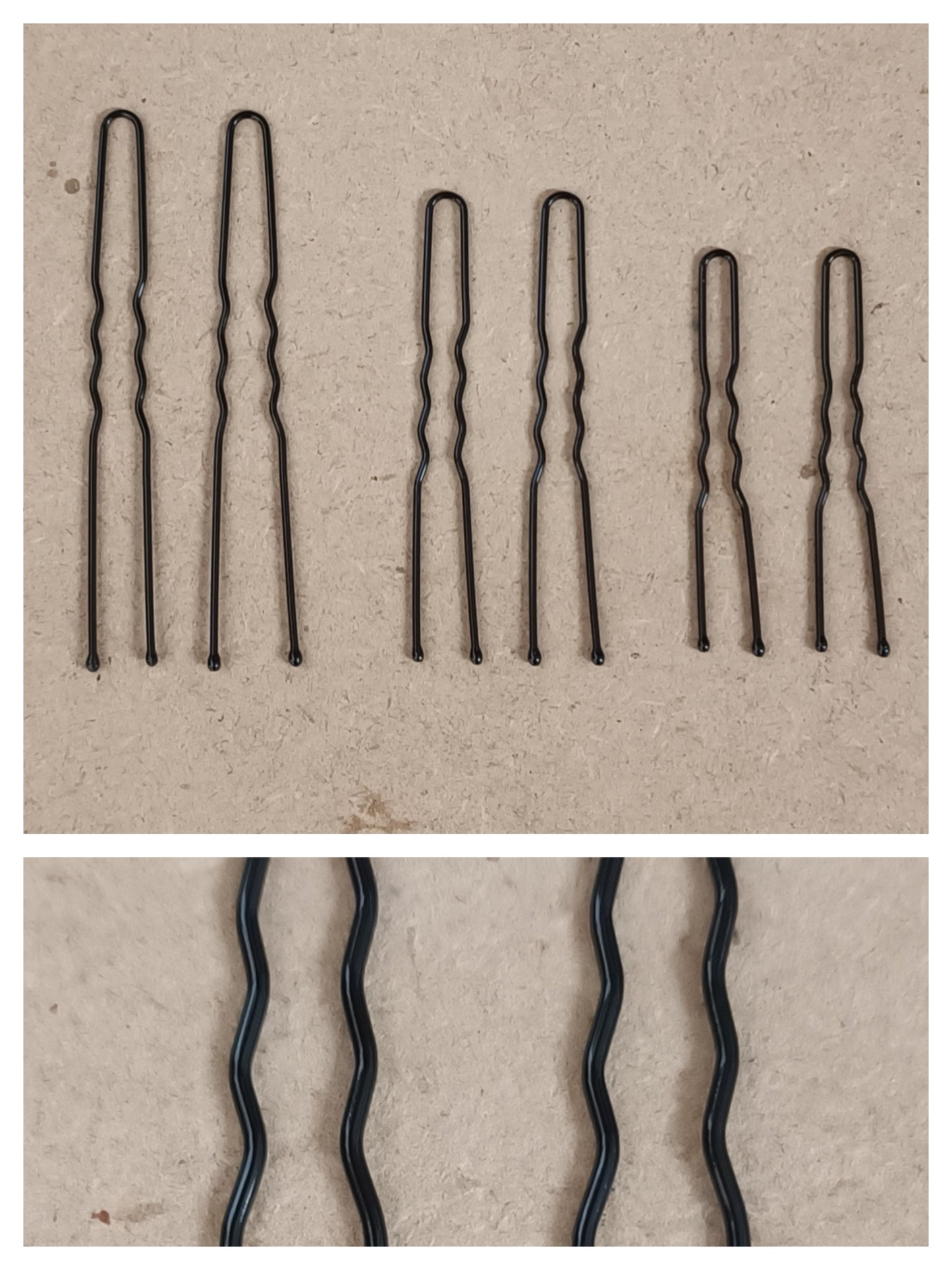 Bobby pins U-shaped 5cm / 6cm / 7cm