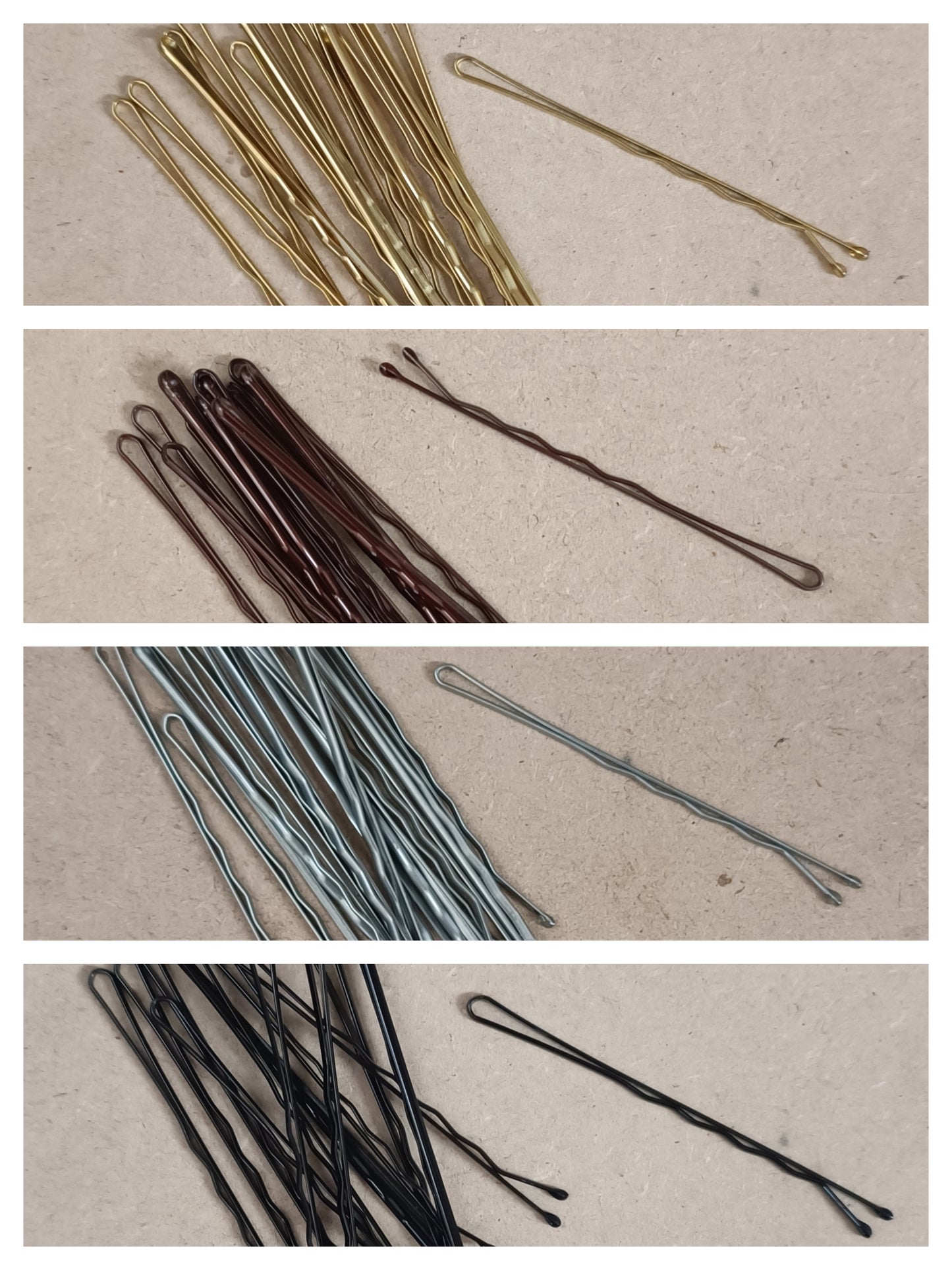 Schuifspeldjes / Bobby pins 7cm