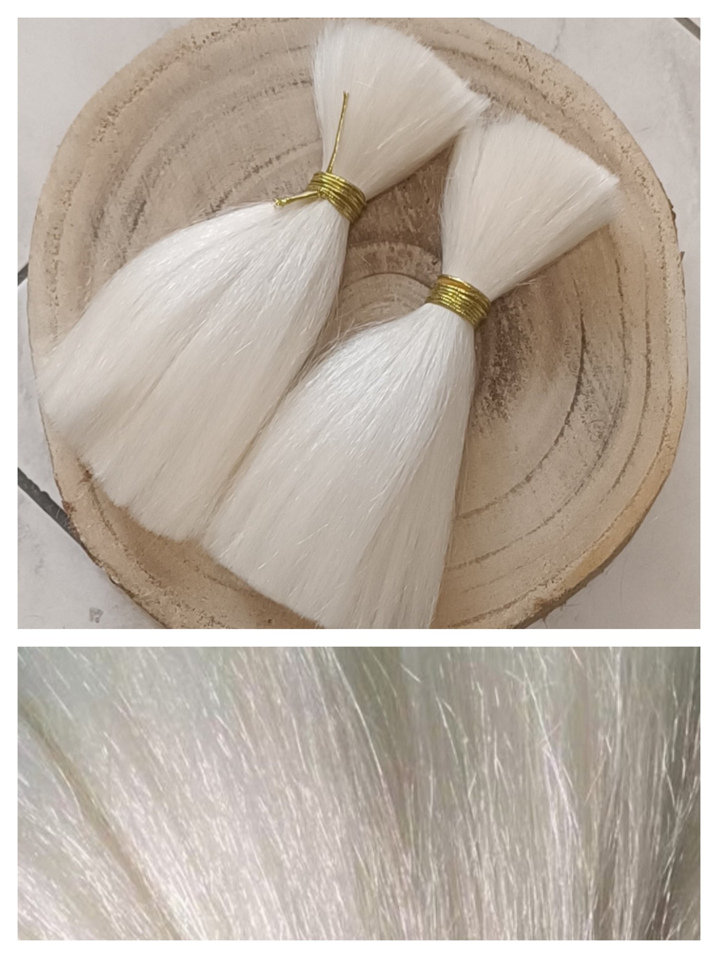 Yak body hair White