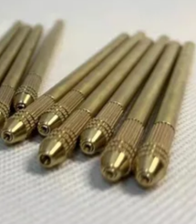 Button needle holder